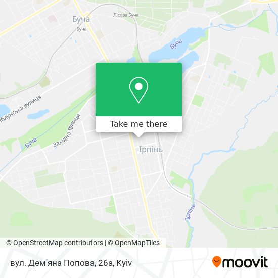 вул. Дем'яна Попова, 26а map