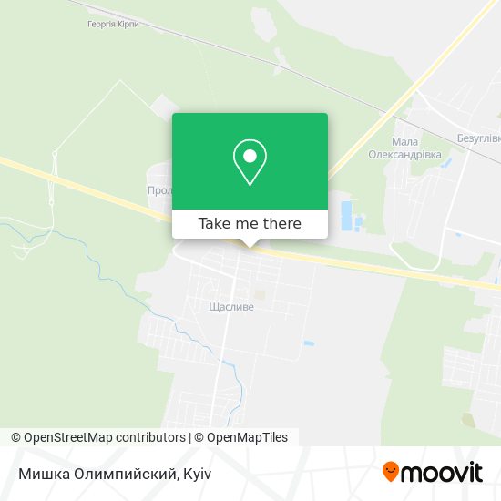 Мишка Олимпийский map