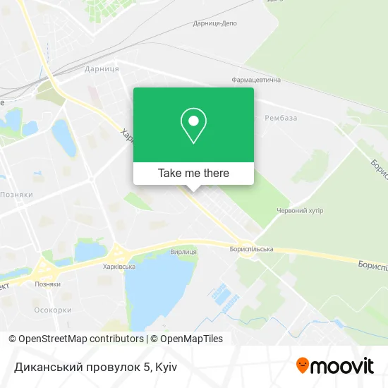 Карта Диканський провулок 5