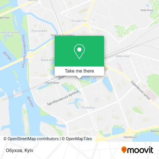 Карта Обухов