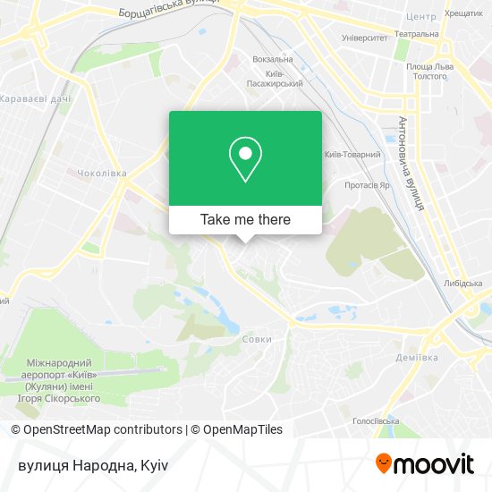 вулиця Народна map