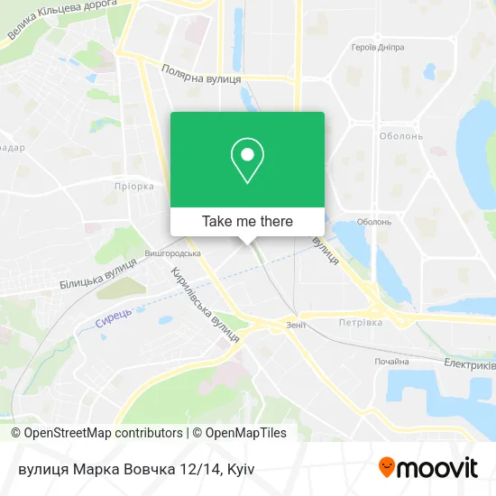 вулиця Марка Вовчка 12/14 map