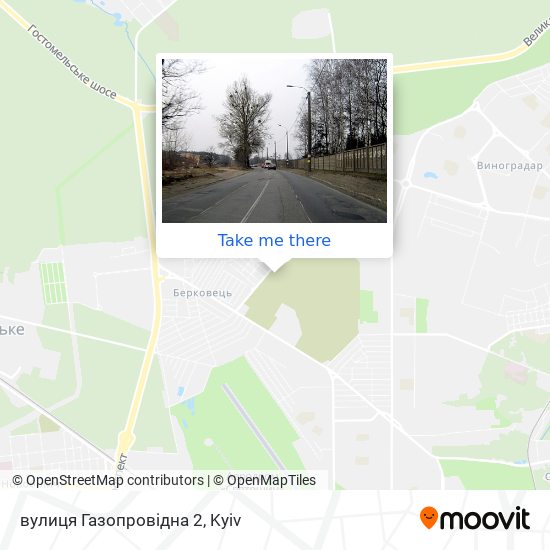 вулиця Газопровідна 2 map