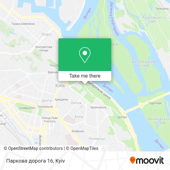 Паркова дорога 16 map