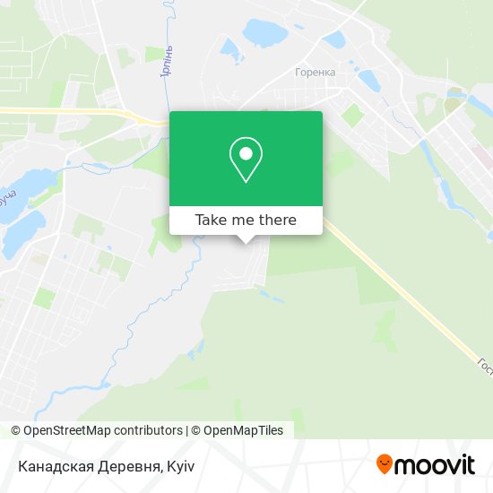 Канадская Деревня map