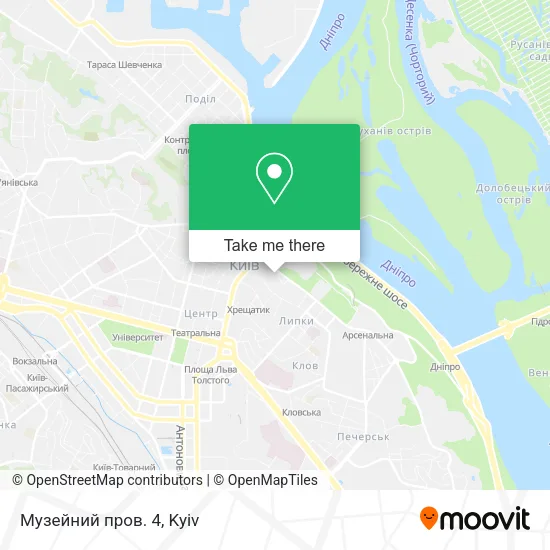 Карта Музейний пров. 4