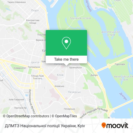 Карта ДЛМТЗ Національної поліції України