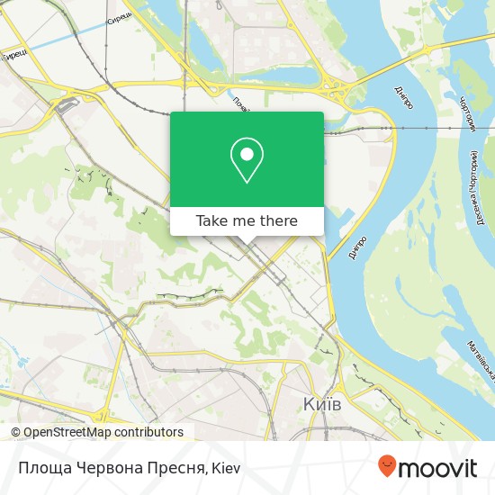 Площа Червона Пресня map