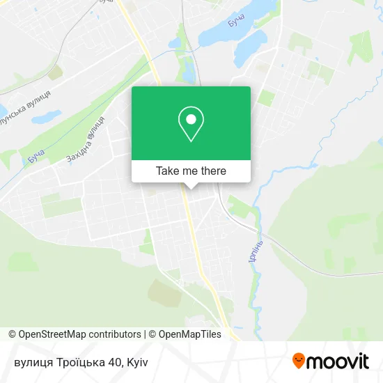 Карта вулиця Троїцька 40