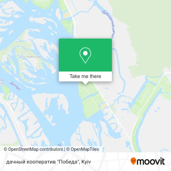 дачный кооператив "Победа" map