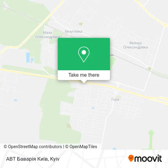 Карта АВТ Баварія Київ