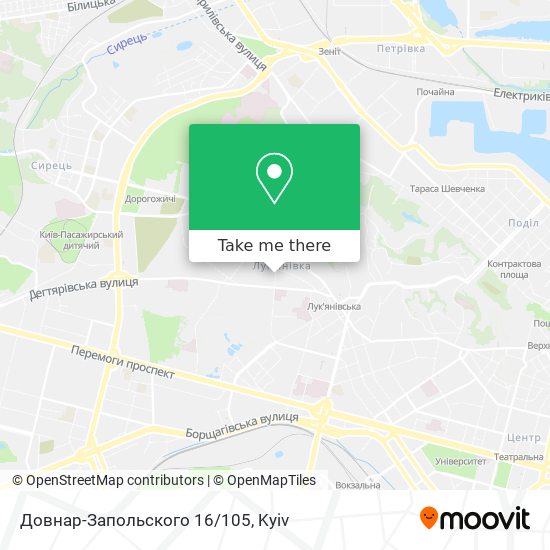 Довнар-Запольского 16/105 map