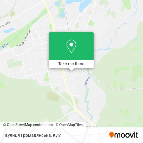 Карта вулиця Громадянська