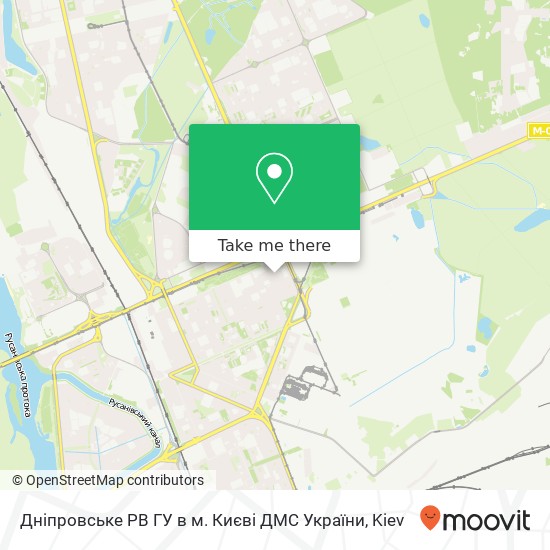 Карта Дніпровське РВ ГУ в м. Києві ДМС України