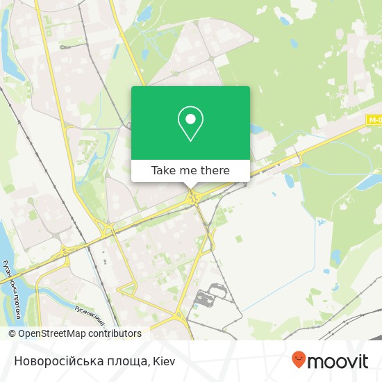 Новоросійська площа map