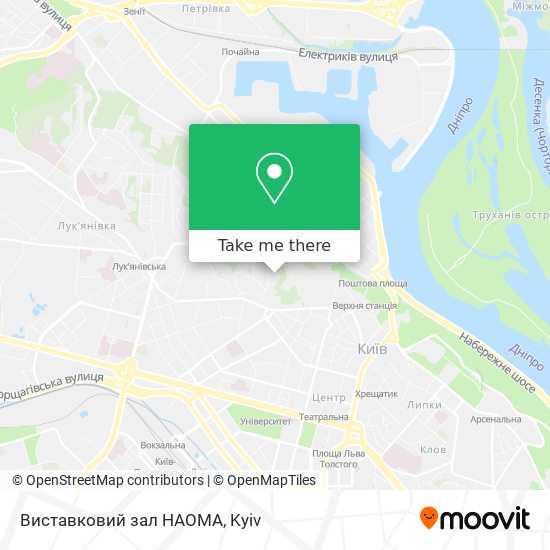 Виставковий зал НАОМА map