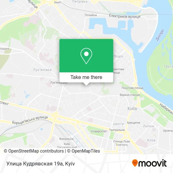 Улица Кудрявская 19а map