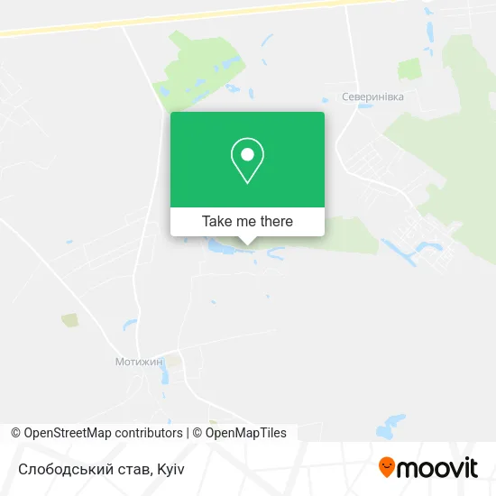 Слободський став map