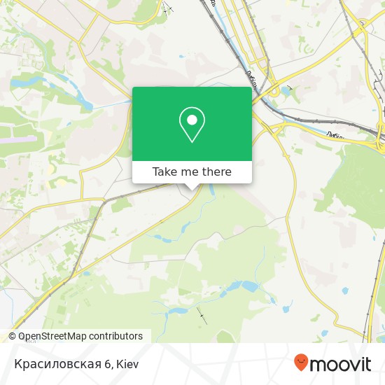 Красиловская 6 map