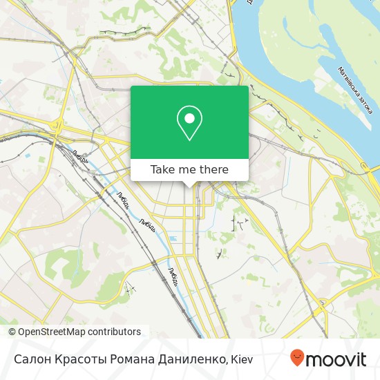 Салон Красоты Романа Даниленко map