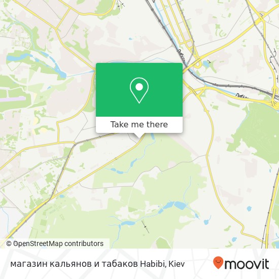 магазин кальянов и табаков Habibi map