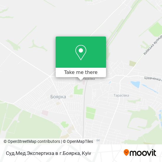 Суд.Мед.Экспертиза в г.Боярка map