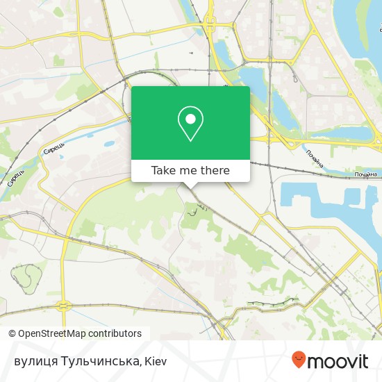 Карта вулиця Тульчинська