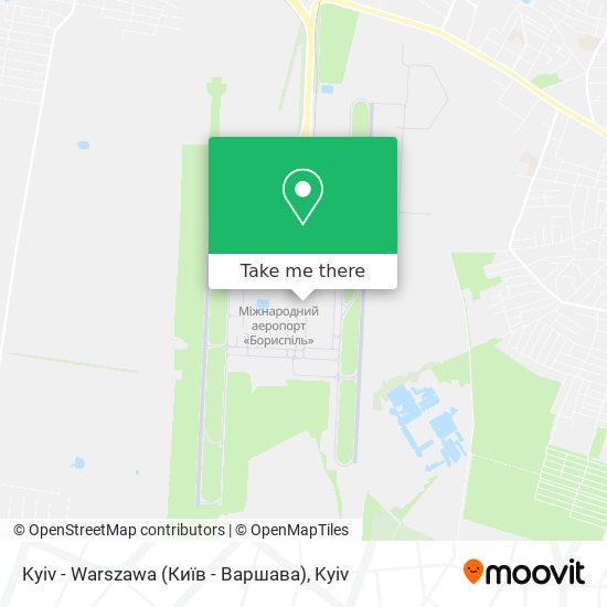 Kyiv - Warszawa (Київ - Варшава) map