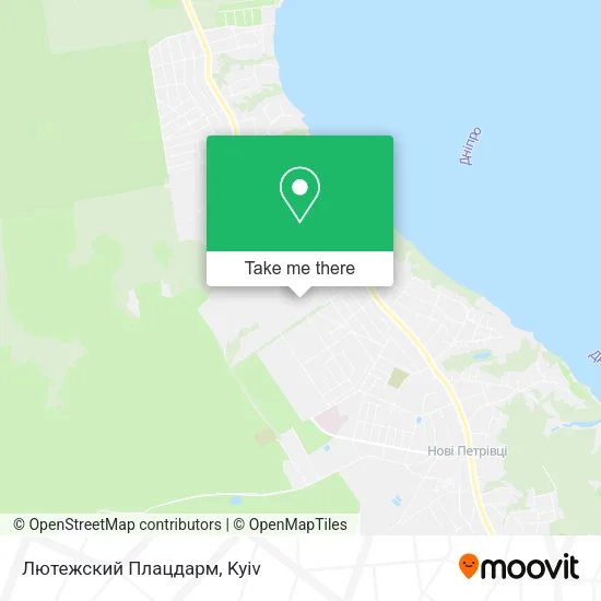 Карта Лютежский Плацдарм
