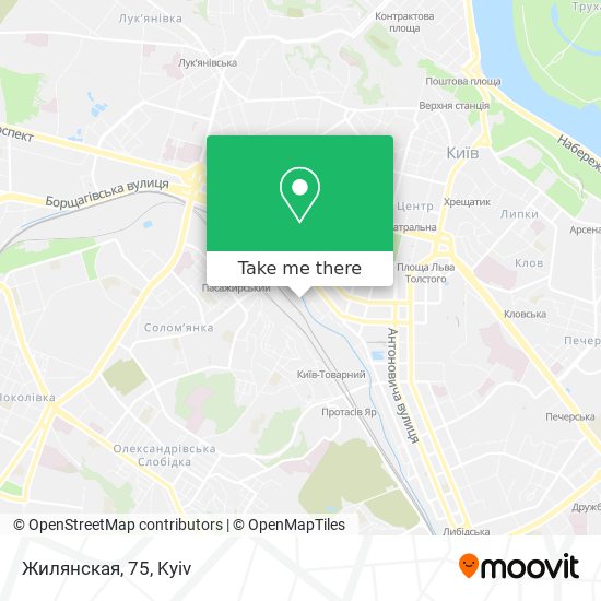 Жилянская, 75 map