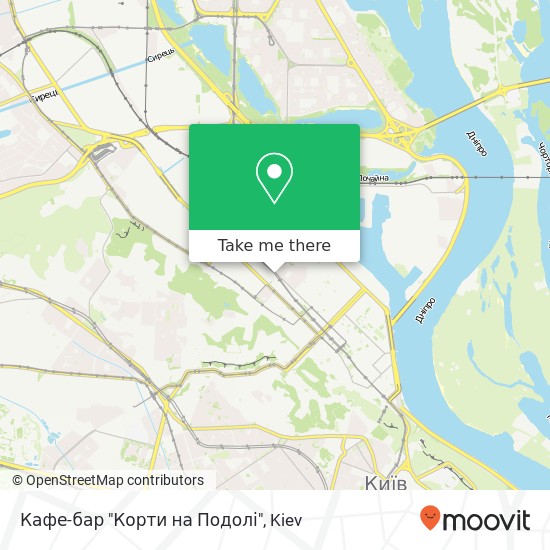 Кафе-бар "Корти на Подолі" map