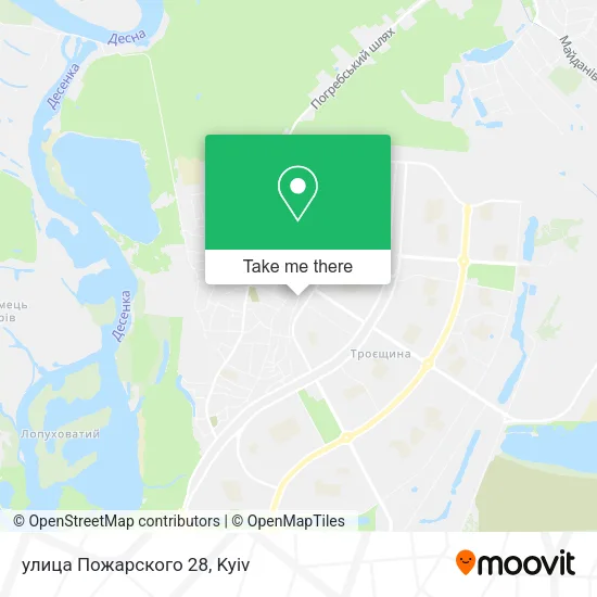 Карта улица Пожарского 28