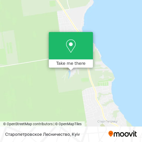Старопетровское Лесничество map