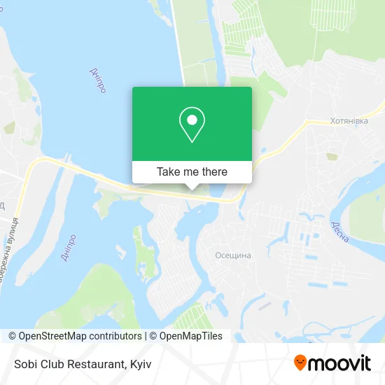 Карта Sobi Club Restaurant