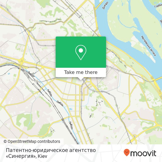 Патентно-юридическое агентство «Синергия» map