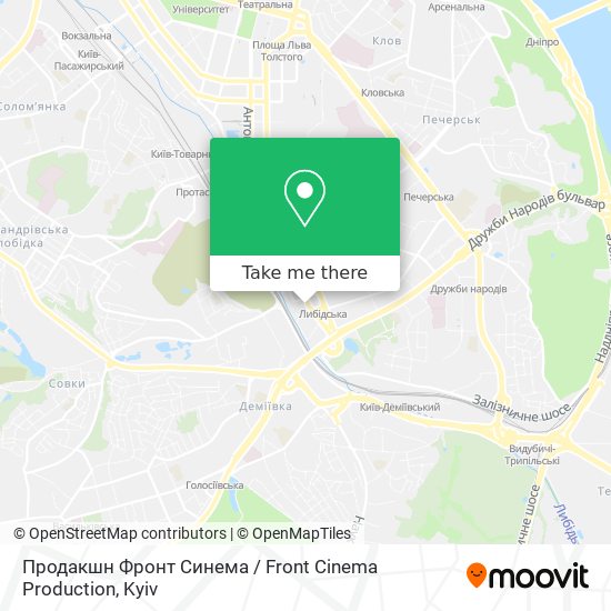 Продакшн Фронт Синема / Front Cinema Production map