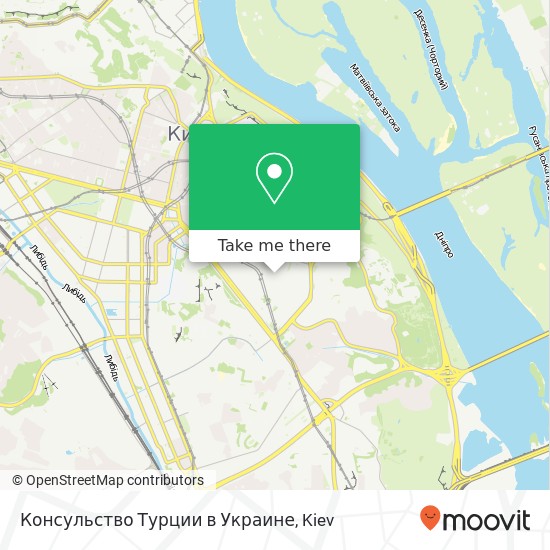 Консульство Турции в Украине map