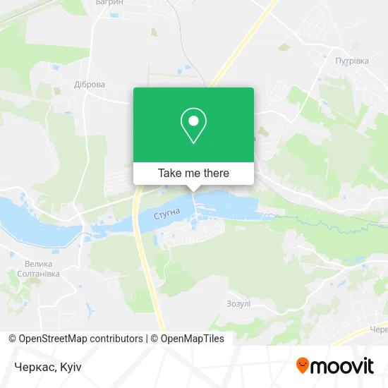 Карта Черкас