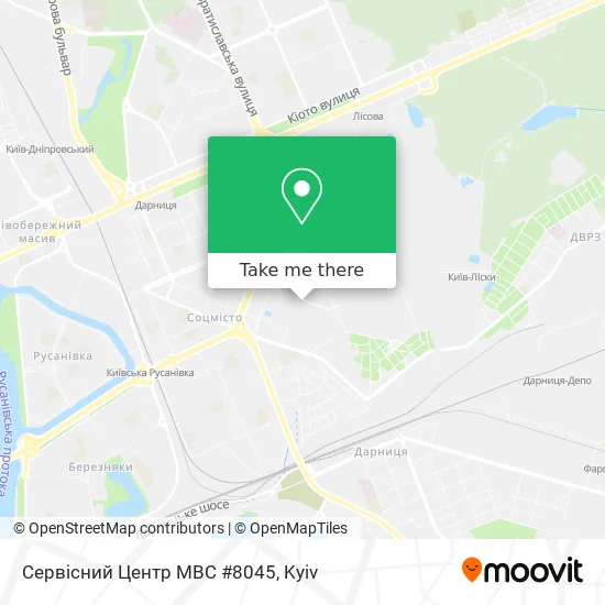 Сервісний Центр МВС #8045 map