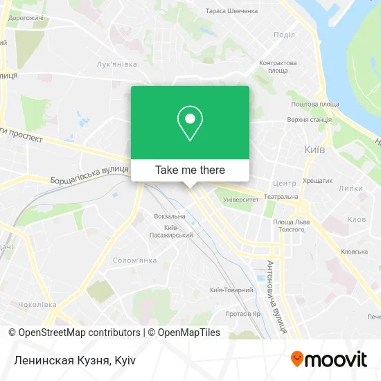 Карта Ленинская Кузня