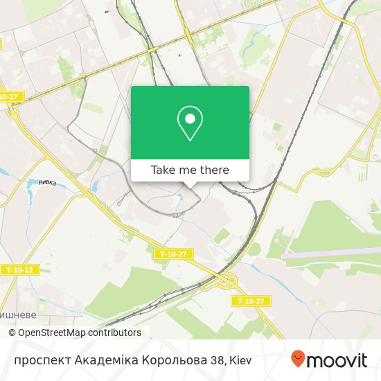 проспект Академіка Корольова 38 map