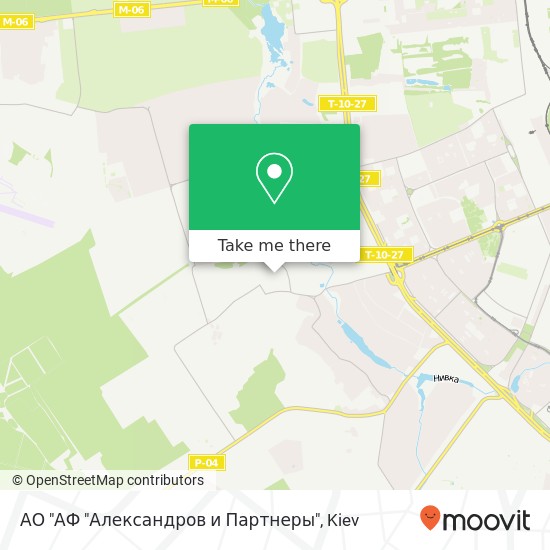 Карта АО "АФ "Александров и Партнеры"