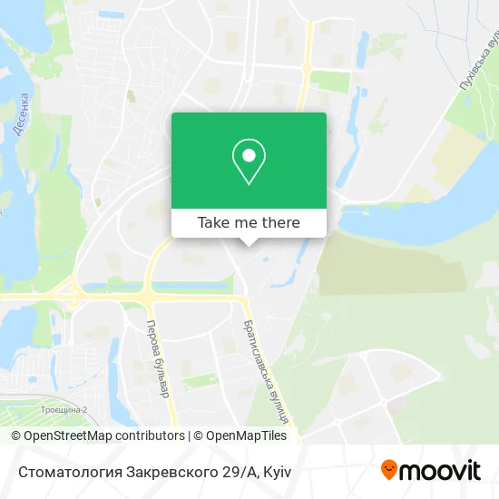 Стоматология Закревского 29/А map