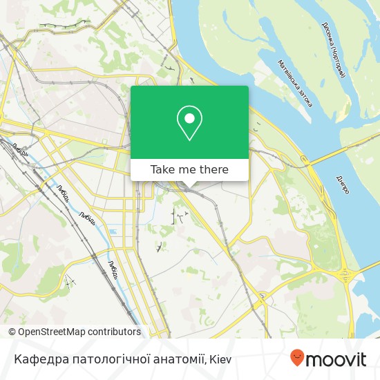 Кафедра патологічної анатомії map