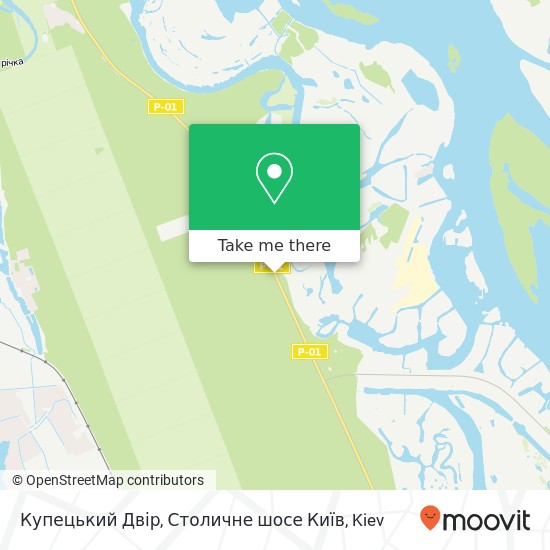 Купецький Двір, Столичне шосе Київ map