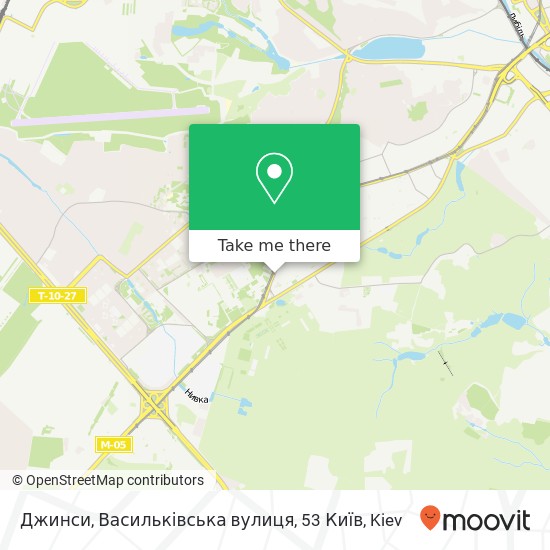 Джинси, Васильківська вулиця, 53 Київ map