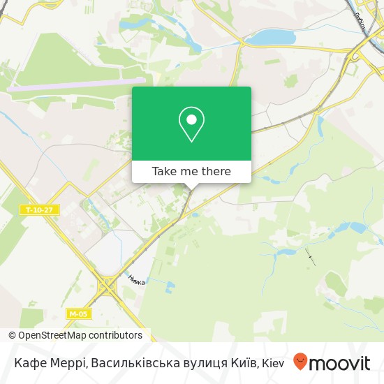 Кафе Меррі, Васильківська вулиця Київ map