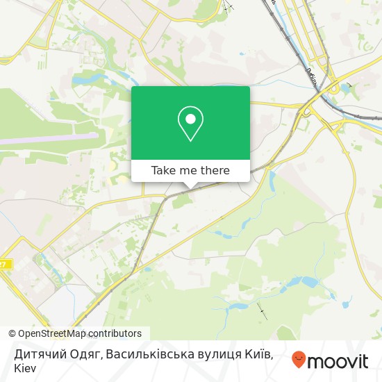 Дитячий Одяг, Васильківська вулиця Київ map