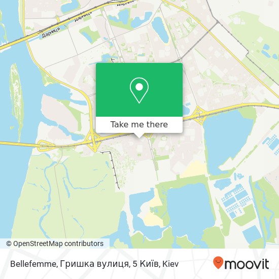 Bellefemme, Гришка вулиця, 5 Київ map