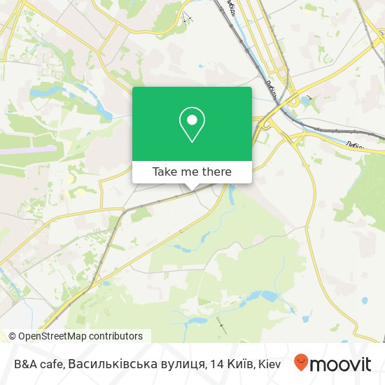 B&A cafe, Васильківська вулиця, 14 Київ map